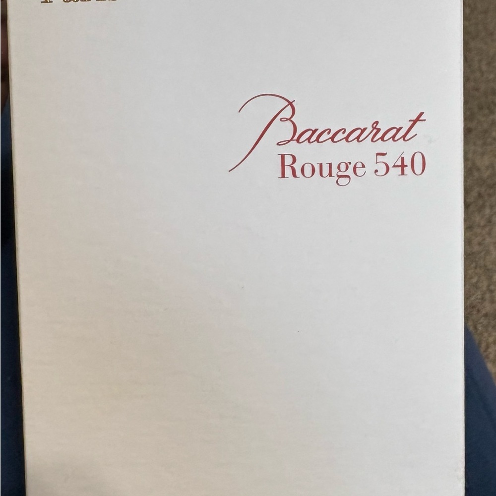 Baccarat Rouge 540 White and Red Box